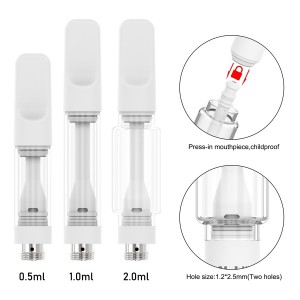 A15 Empty 0.5ml 1ml 2ml Full Ceramic 510 Thread Cartridge