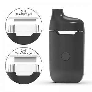C16 2ml 3ml Delta 8 disposable square CBD device